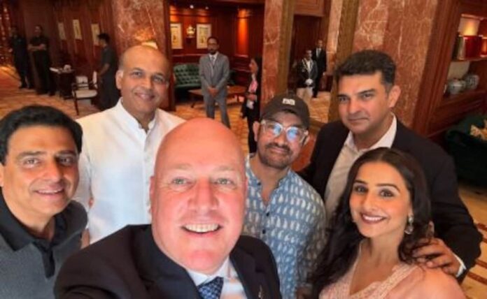 Aamir Khan, Vidya Balan meets New Zealand Prime Minister Christopher Luxon on his visit to India

