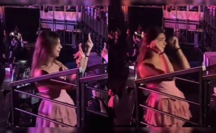 In the viral video, the effect Apoorva Mukhuha shouts at safety in Sabarina Carpenter's Paris Gig: 