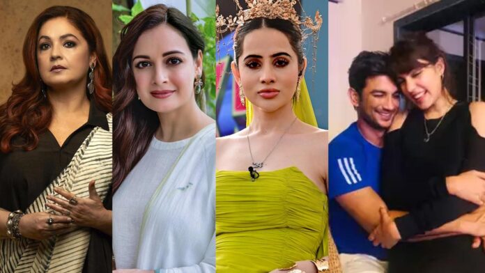 Pooja Bhatt, Dia Mirza, Uorfi Javed reacted to Riya Chakraborty

