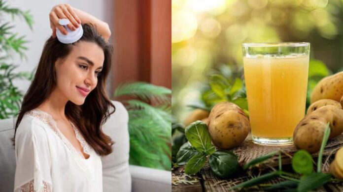 Potato juice hair mask for long locks: a natural remedy to promote healthy hair growth and improve hair texture

