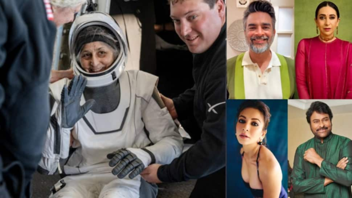 Sunita Williams Returns: Chiranjeevi, Karisma Kapoor from R Madhavan, celebs celebrating their historic and brave homecoming

