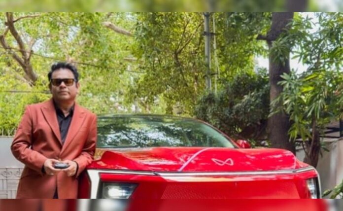 AR Rahman adds a new red car to his collection


