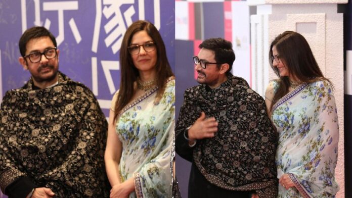 Aamir Khan makes the first public appearance with Gauri Sprat; Out of pictures

