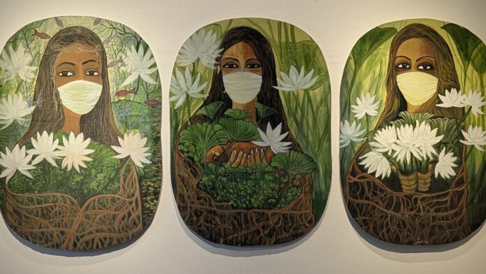 Artists reflect the ecological significance of Mangrove's work Mangrov's work.    

