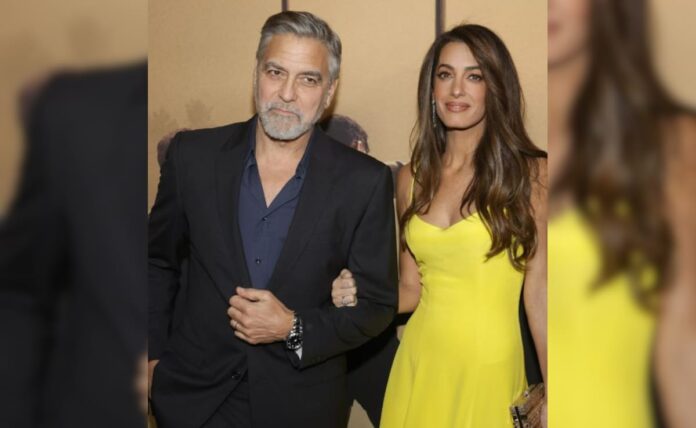 George Clooney on his wife implemented: 
