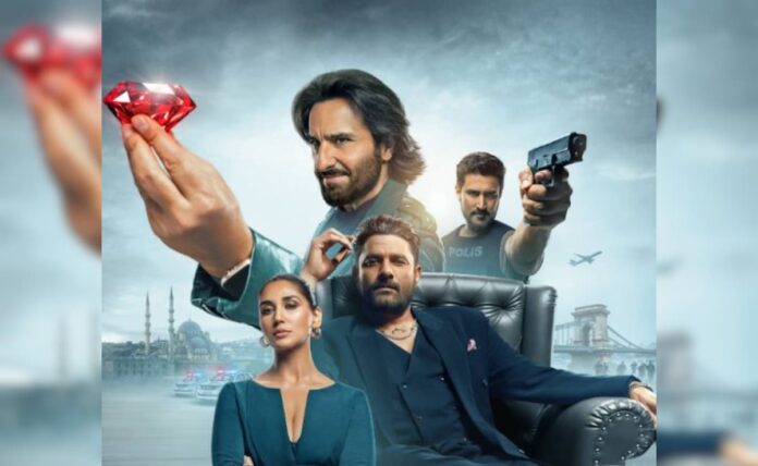 <i>Jewel Chor - The heir begins</i> Review: Saif Ali Khan and Jaideep Ahlawat Star in a stylish snougefest

