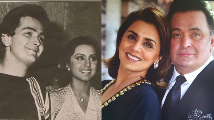 Neetu Kapoor remembered Rishi Kapoor with a hearty throbac picture on his engagement anniversary

