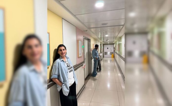 Pick: Sunil Shetty waited patiently for daughter Athiya and granddaughter

