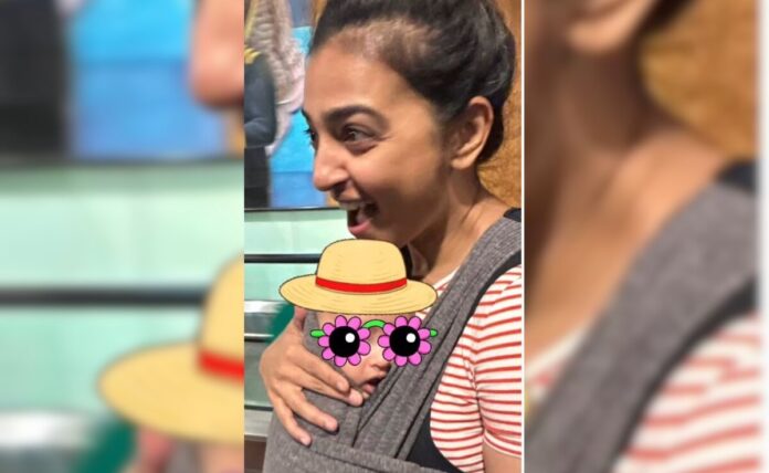 Radhika Apte shared a glimpse of her daughter because she comes to Mumbai.

