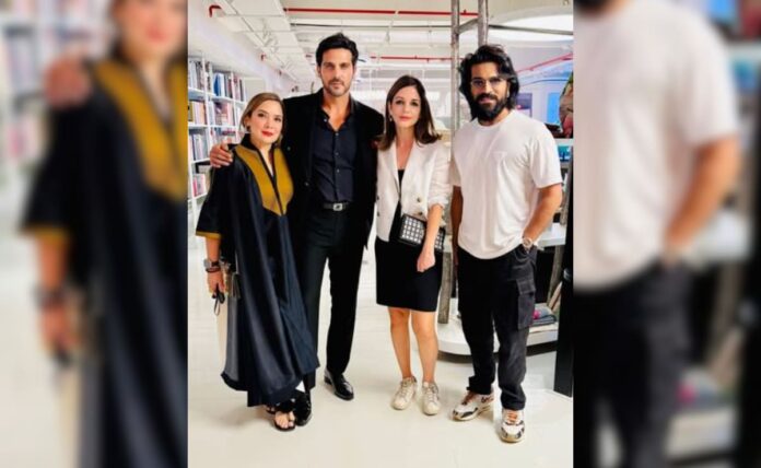 Ram Charan visited Susan Khan's Hyderabad shop. See pics

