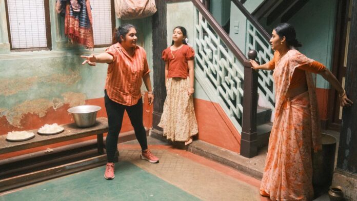 Shalini brings out the red color, power and patriarch of Vijayakumar  

