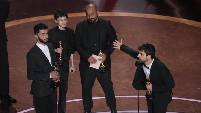 The 'no other land' director thanks the members of the Academy for the letter supporting Hamdan Ballal

