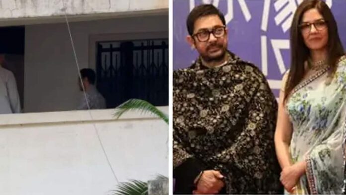 Treaching: Aamir Khan meets former wife Reena Dutta with girlfriend Gauri Sprat and Son Junaid

