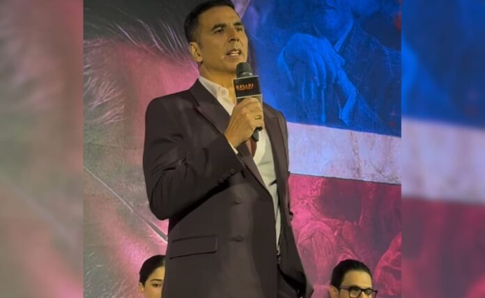 Why Akshay Kumar broke while explaining the use of aggressive words <i>Kesari 2</i> Trailer?

