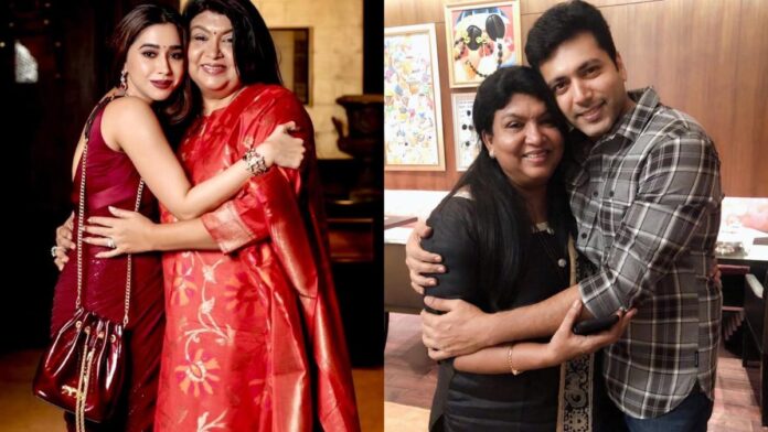 Aarti Ravi's mother and producer Sujath Vijaykumar denied allegations of financial exploitation of Ravi Mohan

