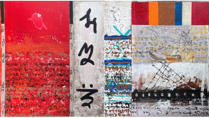 Amitabh Sengupta gets his driving strengthening in lines, strokes and written words

