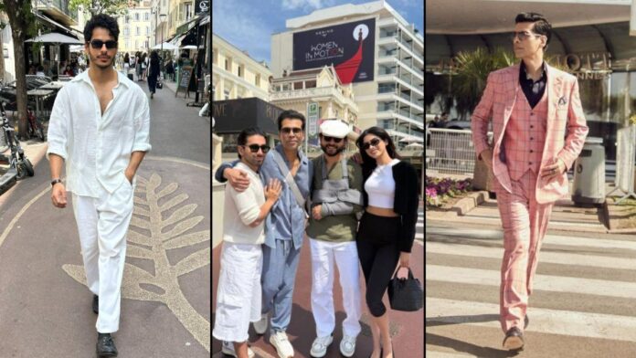 Cannes 2025: Janhvi Kapoor joined Karan Johar, and Ishaan Khatar in ear before 'homebound' premiere

