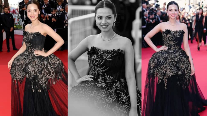 Cannes 2025: Nitanshi Goyal turns head in black and golden gowns, Neatzen says, what debut

