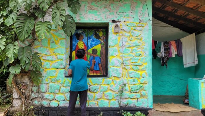 How an art teacher took a summer art camp for tribal children of Malakkad in Kerala

