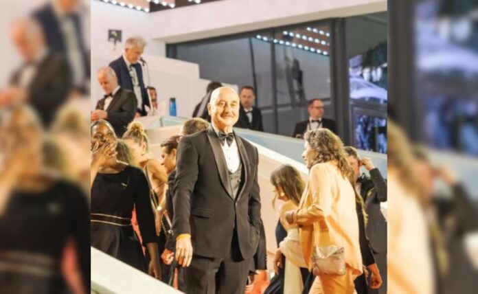 Kan 2025: Anupam Kher moves beyond the red carpet <i>Tanvi great</i> Screening

