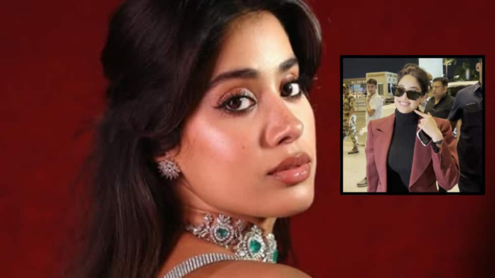 Kan 2025: In front of Homebound Premier, Janhvi Kapoor was seen in a chic look

