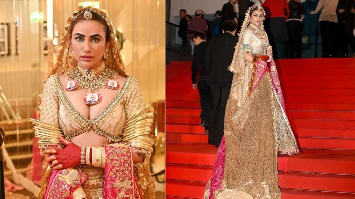 Meet Ruchi Gujar, a former Miss Haryana, who ate a gown for Rajasthani Lehenga Choli and the Cannes Film Festival wore PM Modi necklace in 2025

