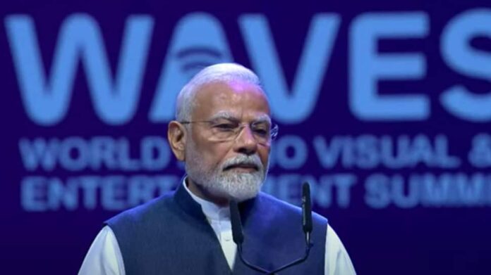 PM Modi Louds Indian cinematic heritage Waves 2025: India is the land of Arabs on the story of Arabs ...

