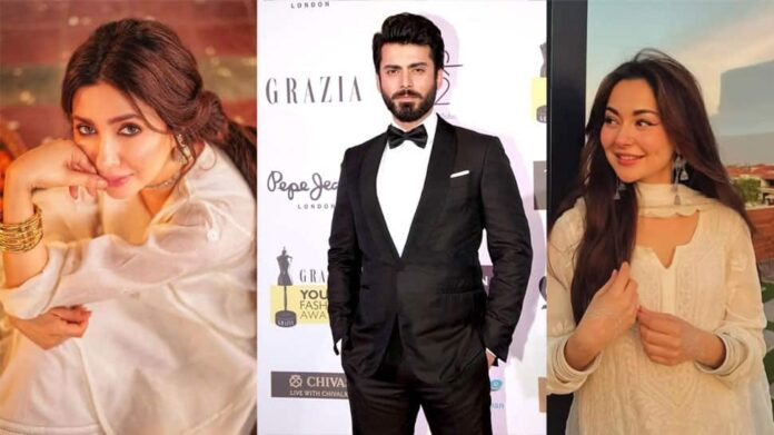 Pakistani actresses Hania Aamir, Mahira Khan Instagram Account blocked in India, Favad Khan appears to be an IG account

