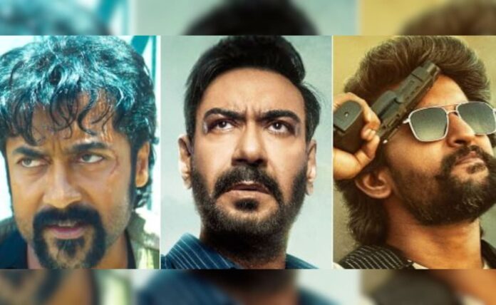 <i>Raid 2, Hit 3, Retro</i> Advance Booking: Ajay Devgan, Suriya and Nani's Films on a Roll

