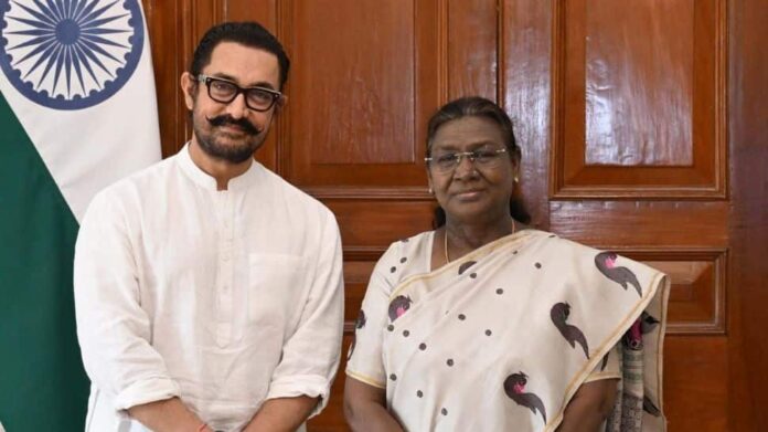 Aamir Khan hosted a special screening of President Draupadi Murmu for special screening.

