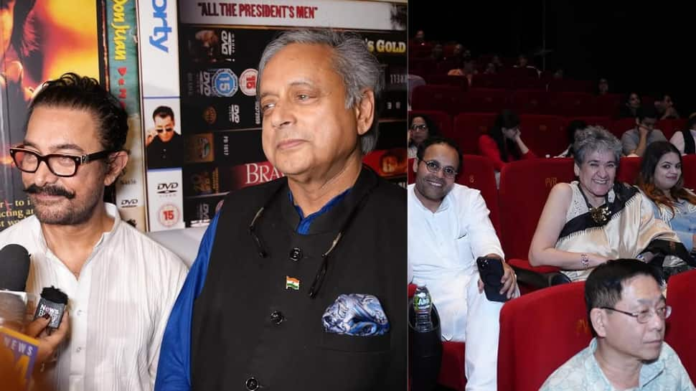 Aamir Khan hosters a special screening of Sitare land crosses for the representatives of the United Nations

