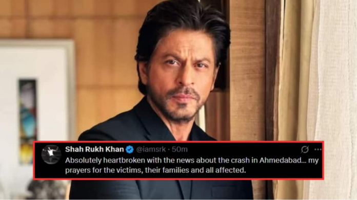 Ahmedabad aircraft accident: Shahrukh Khan offers heartbroken, prayers for victims and families

