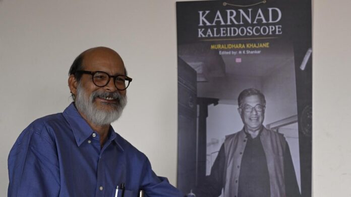 Cinematic visit to Girish Karnad a new book document  

