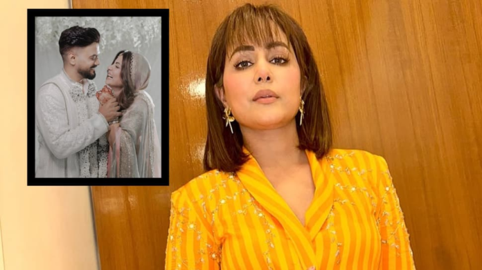 Hina Khan celebrated the post-wedding festival with Paprazi in view of Ahmedabad aircraft tragedy

