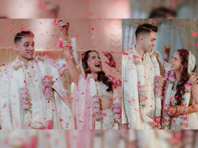Housefull 2 ​​actress Shazan Padamsi married Ashish Kanakia in intimate ceremony - See Pix

