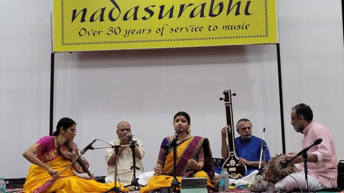 Kruthi Vittal-Bhatt's concert stood for their coordination with Sangatists  

