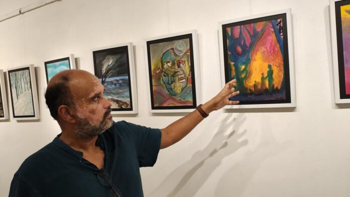 Meditation, an art exhibition in Thiruvananthapuram, performs colored pieces of disruptive vision

