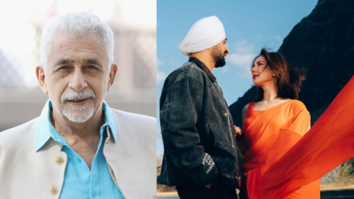Naseeruddin Shah overtook Diljit Dosanj amid backlash on Pakistani actress Honeyya Aamir cooperation

