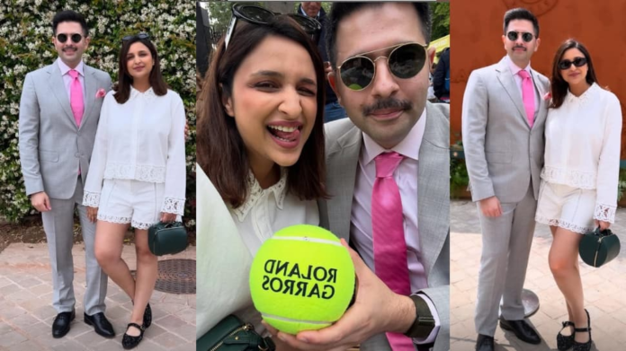Parineeti Chopra- Raghav Chadha Enjoy Dream Date Date at French Open Finale - See Pix

