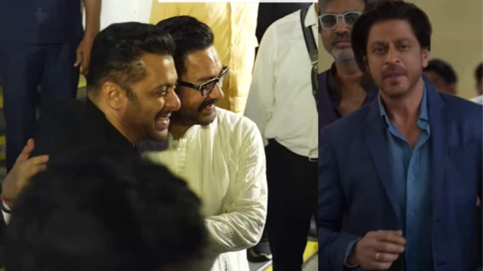 Sitare Zameen Par Premier: Shah Rukh and Salman Khan reunited as Aamir Khan's film.

