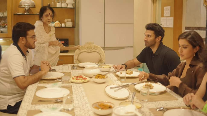Sourav Ganguly hosts Sara Ali Khan and Aditya Roy Kapoor in Kolkata ahead of Ganguly Metro ... Dino release

