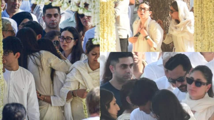 Sunjay Kapur Funeral: Karisma Kapoor gets emotional in the funeral, Samaira and Kian saw deeply mourning

