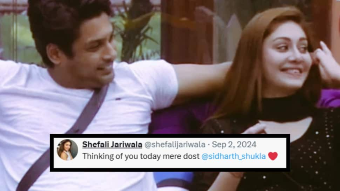 Think about you ... Chefly Jariwala last post was a tribute to former lover Siddharth Shukla late.

