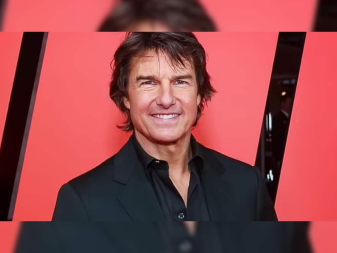 Tom Cruz honored the Guinness World Record for the most burning parachute jump at Mission Impossible - The Final Recking

