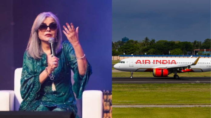 Zeenat Aman Board Air India flights, feel overwhelmed after tragic accident

