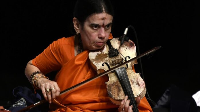 A. Kanyakumari's online program 'Tyagaraja's Ekika Raga Critis' turns into a live concert series 

