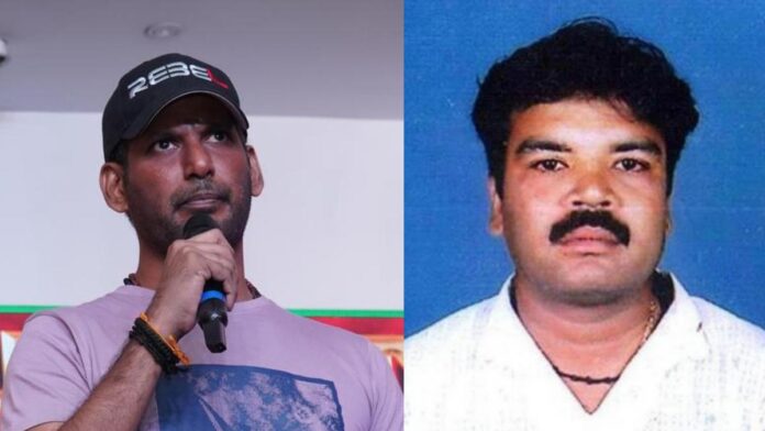 Actor Vishal, stunt choreographer Silva Condol 'Vettuvam' stunt artist Mohanraj dies

