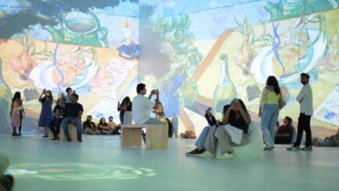 Bangalore real van gogg in the vivid colors of immersive experience


