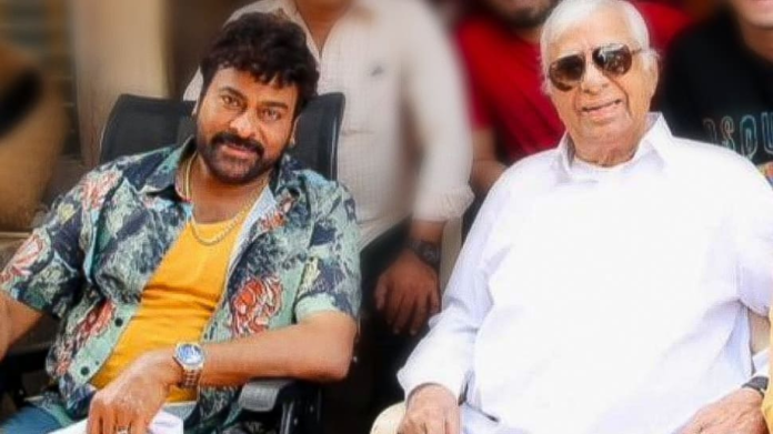 Chiranjeevi Mourning Ravi Tejas father, Rajagopal Raju's mourning, remembers the previous meeting, provides condolences


