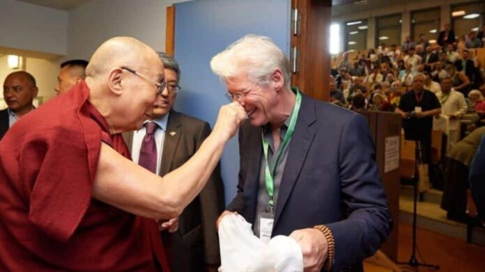 Hollywood star Richard Gere attended the Dalai Lamas 90th birthday celebrations in Dharamshala

